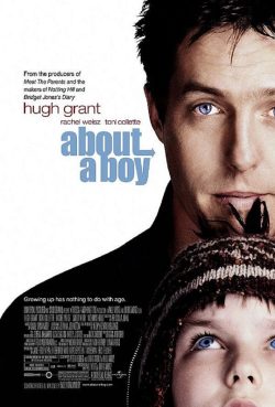 about a poy poster with photo of Hugh Grant