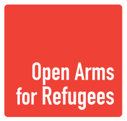 Logo for the organization Open Arms for Refugees