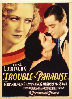Poster for the film TROUBLE IN PARADISE