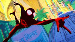 Still of Spider-Man in the film SPIDER-MAN ACROSS THE SPIDER-VERSE