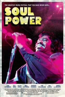 Poster for the film SOUL POWER