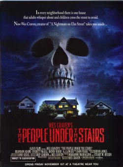 Poster for the film THE PEOPLE UNDER THE STAIRS