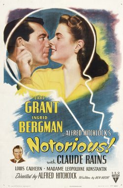 Poster for the film NOTORIOUS