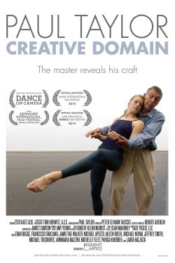 Poster for the film PAUL TAYLOR: CREATIVE DOMAIN