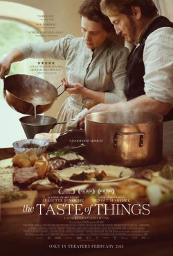 Poster for the film THE TASTE OF THINGS